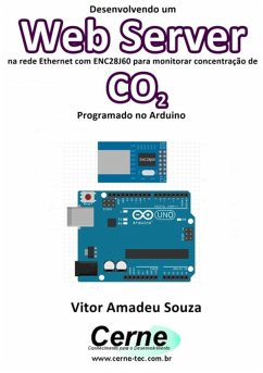 Cover Desenvolvendo Um Web Server Na Rede Ethernet Com Enc28j60 Para Monitorar Concentração De Co2 Programado No Arduino (eBook, PDF)