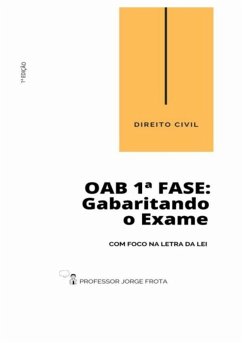 Cover Direito Civil - Oab 1ª Fase: Gabaritando O Exame Com Foco Na Letra Da Lei (eBook, PDF)