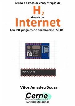 Cover Lendo O Estado Da Concentração De H2 Através Da Internet Com Pic Programado Em Mikroc E Esp-01 (eBook, PDF)