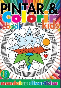 Cover Coleção Pintar E Colorir Kids- Mandalas Divertidas Ed.08 (eBook, PDF)