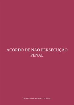 Cover Acordo De Não Persecução Penal (eBook, PDF)