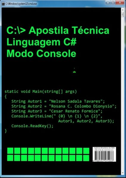 Apostila Técnica Linguagem C# Modo Console (eBook, PDF)
