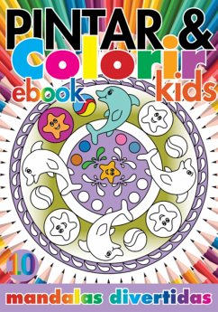 Cover Coleção Pintar E Colorir Kids- Mandalas Divertidas Ed.10 (eBook, PDF)