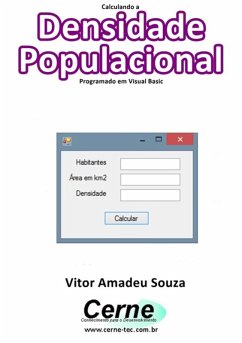 Cover Calculando A Densidade Populacional Programado Em Visual Basic (eBook, PDF)