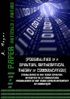 Possibilidades De Uma Teoria Espírito-matemática Da Comunicação (eBook, PDF) - Mayer, A.