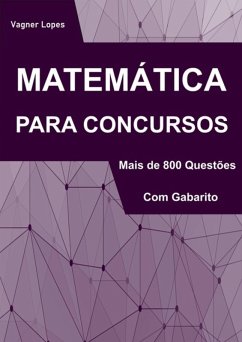 Cover Matemática Para Concursos (eBook, PDF)