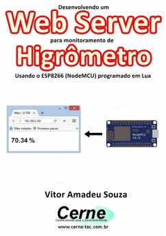 Desenvolvendo Um Web Server Para Monitoramento De Higrômetro Usando O Esp8266 (nodemcu) Programado Em Lua (eBook, PDF) - Souza, Vitor Amadeu