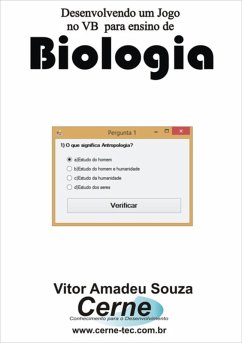 Cover Desenvolvendo Um Jogo No Vb Para Ensino De Biologia (eBook, PDF)