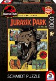 Schmidt 58580 - Jurassic Park: 30 Jahre Jurassic Park, Life Finds a Way, Puzzle, 1000 Teile Schmidt 58580 - Jurassic Park: 30 Jahre Jurassic Park, Life Finds a Way, Puzzle, 1000 Teile