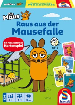 Cover Schmidt 750063 - Die Maus, Raus aus der Mausefalle, Kartenspiel