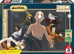 Schmidt 56556 - Avatar, Meister der Elemente, Puzzle mit Poster, 200 Teile aus NATPAX® Graspappe
