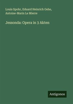 Cover Jessonda: Opera in 3 Akten