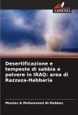Desertificazione e tempeste di sabbia e polvere in IRAQ: area di Razzaza-Habbaria Desertificazione e tempeste di sabbia e polvere in IRAQ: area di Razzaza-Habbaria