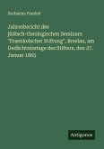 Jahresbericht des jüdisch-theologischen Seminars  Jahresbericht des jüdisch-theologischen Seminars
