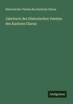Cover Jahrbuch des Historischen Vereins des Kantons Glarus