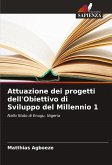 Attuazione dei progetti dell'Obiettivo di Sviluppo del Millennio 1