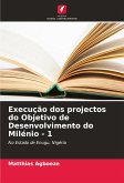 Execução dos projectos do Objetivo de Desenvolvimento do Milénio - 1