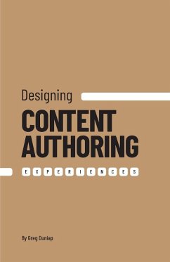 Cover Designing Content Authoring Experiences