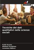 Tecniche dei dati qualitativi nelle scienze sociali Tecniche dei dati qualitativi nelle scienze sociali