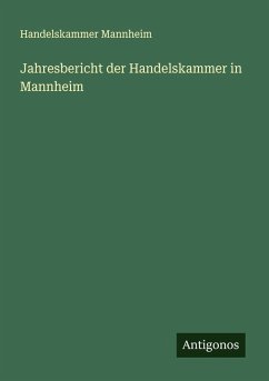 Cover Jahresbericht der Handelskammer in Mannheim