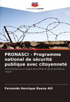 PRONASCI - Programme national de sécurité publique avec citoyenneté - Baena Alli, Fernando Henrique