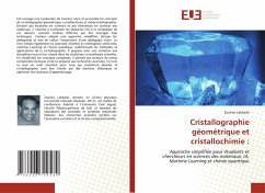 Cover Cristallographie géométrique et cristallochimie :