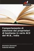 Comportamento di adozione dei proprietari di bestiame in varie ACZ del W.B., India