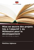 Mise en ¿uvre des projets liés à l'objectif 1 du Millénaire pour le développement
