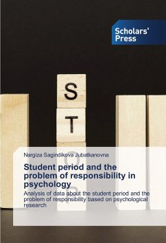 Cover Student period and the problem of responsibility in psychology
