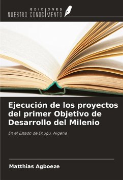 Cover Ejecución de los proyectos del primer Objetivo de Desarrollo del Milenio