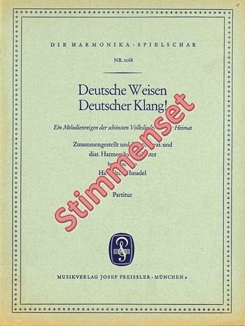 Husadel, H. F. Deutsche Weisen, Deutscher Klang Akkordeonorchester Stimmenset