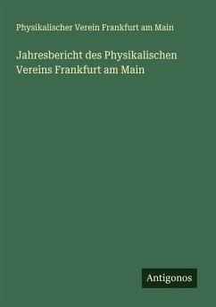 Cover Jahresbericht des Physikalischen Vereins Frankfurt am Main