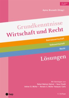 Cover Grundkenntnisse Wirtschaft und Recht Lösungen (Print inkl. digitaler Ausgabe, Neuauflage 2025)