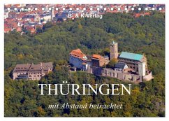 Cover Thüringen - mit Abstand betrachtet 2026 (Tischkalender 2026 DIN A5 quer), CALVENDO Monatskalender