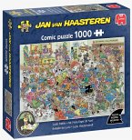 Jumbo 1110100482 - Jan van Haasteren, Ludo Meisterschaft, Mensch ärgere dich nicht, Comic-Puzzle, 1000 Teile Jumbo 1110100482 - Jan van Haasteren, Ludo Meisterschaft, Mensch ärgere dich nicht, Comic-Puzzle, 1000 Teile