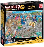 Jumbo 1110100511 - Wasgij Original 47, Boating Bedlam!, Bootschaos!, Comic-Puzzle, 1000 Teile Jumbo 1110100511 - Wasgij Original 47, Boating Bedlam!, Bootschaos!, Comic-Puzzle, 1000 Teile