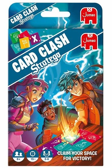 Jumbo 1110100466 - Stratego Card Clash, Kartenspiel