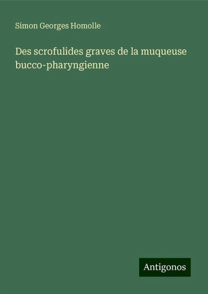 Des scrofulides graves de la muqueuse bucco-pharyngienne Des scrofulides graves de la muqueuse bucco-pharyngienne