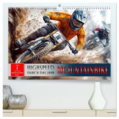 Cover Mountainbike - Highspeed durch das Jahr (hochwertiger Premium Wandkalender 2026 DIN A2 quer), Kunstdruck in Hochglanz