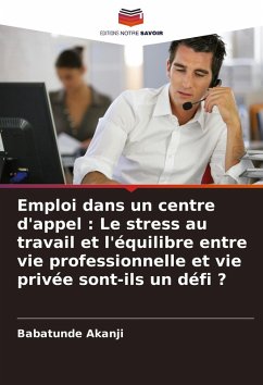 Cover Emploi dans un centre d'appel : Le stress au travail et l'équilibre entre vie professionnelle et vie privée sont-ils un défi ?