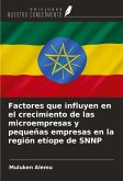 Factores que influyen en el crecimiento de las microempresas y pequeñas empresas en la región etíope de SNNP