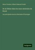 De la lithine dans les eaux minérales de Royat De la lithine dans les eaux minérales de Royat