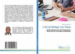 Cover L'Art de Rédiger une Thèse