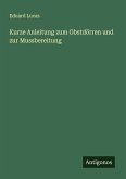 Kurze Anleitung zum Obstdörren und zur Mussbereitung Kurze Anleitung zum Obstdörren und zur Mussbereitung