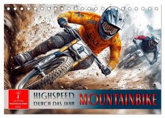 Mountainbike - Highspeed durch das Jahr (Tischkalender 2026 DIN A5 quer), CALVENDO Monatskalender