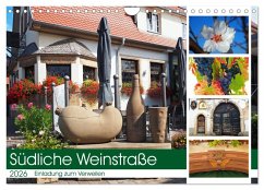Südliche Weinstraße Eine Einladung zum Verweilen (Wandkalender 2026 DIN A4 quer), CALVENDO Monatskalender Cover Südliche Weinstraße Eine Einladung zum Verweilen (Wandkalender 2026 DIN A4 quer), CALVENDO Monatskalender