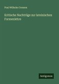 Kritische Nachträge zur lateinischen Formenlehre