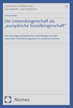 Cover Die Unionsbürgerschaft als 