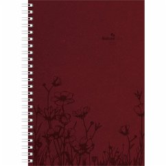 Cover Wochenplaner Nature Line Flower 2026 - Taschen-Kalender A5 - 1 Woche 2 Seiten - Ringbindung - 128 Seiten - Umwelt-Kalender - mit Hardcover - Alpha Edition