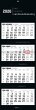 4-Monatskalender Black 2026 -... - Bild 1
